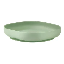 Assiette silicone ventouse Vert sauge