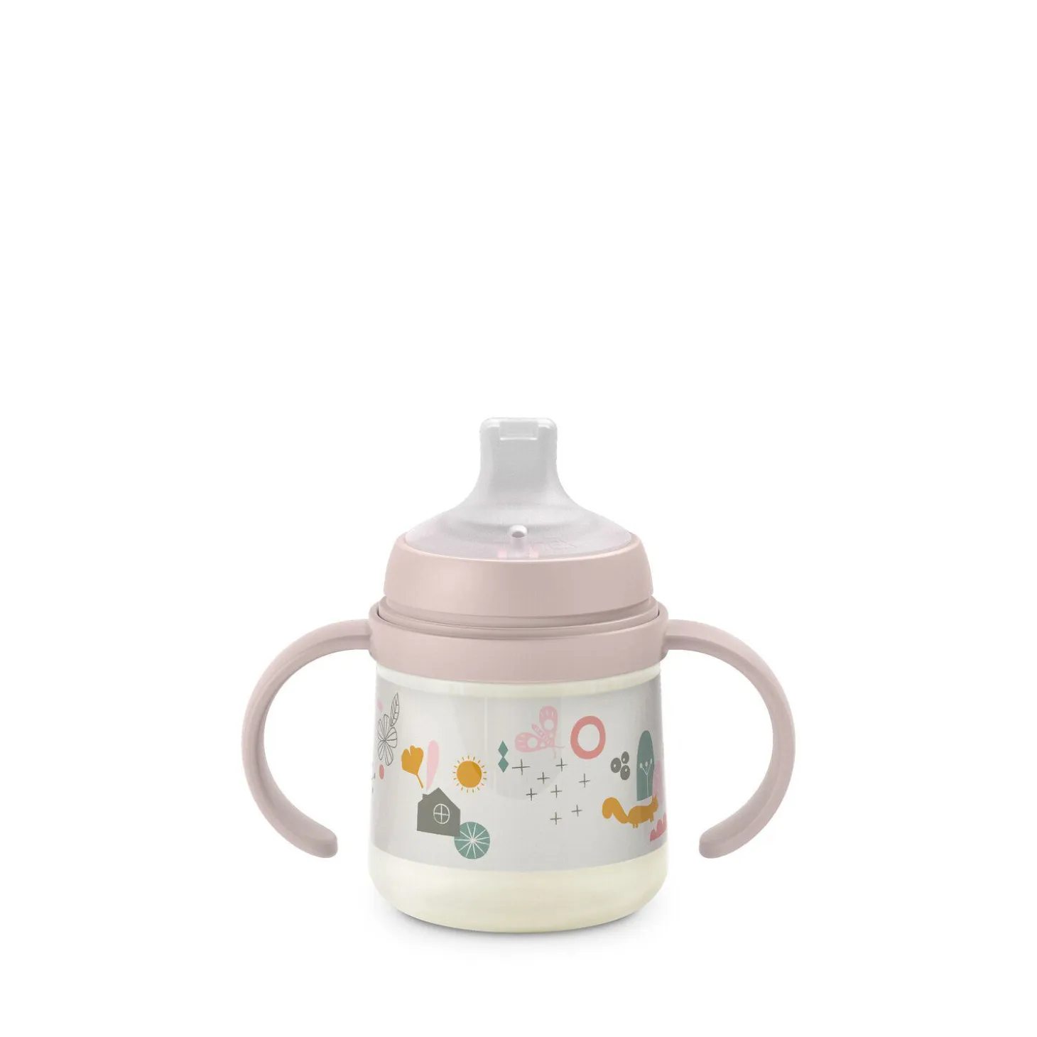 Biberon avec anses et bec silicone A Walk In The Park +6m