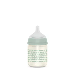 Biberon en verre avec tétine SX Pro 120 ml débit S Bonhomia