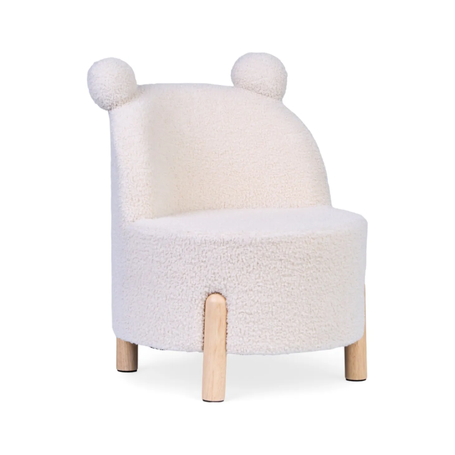 Chaise Pour Enfants - Teddy - Ecru Naturel