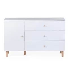 Commode 4 tiroirs Wonder white