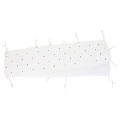 Contour De Parc - 35x340 Cm - Jersey + Mousseline - Hearts