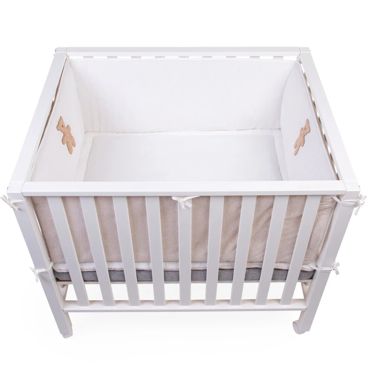 Contour De Parc - 35x340 Cm - Jersey Melange Beige / Muslin