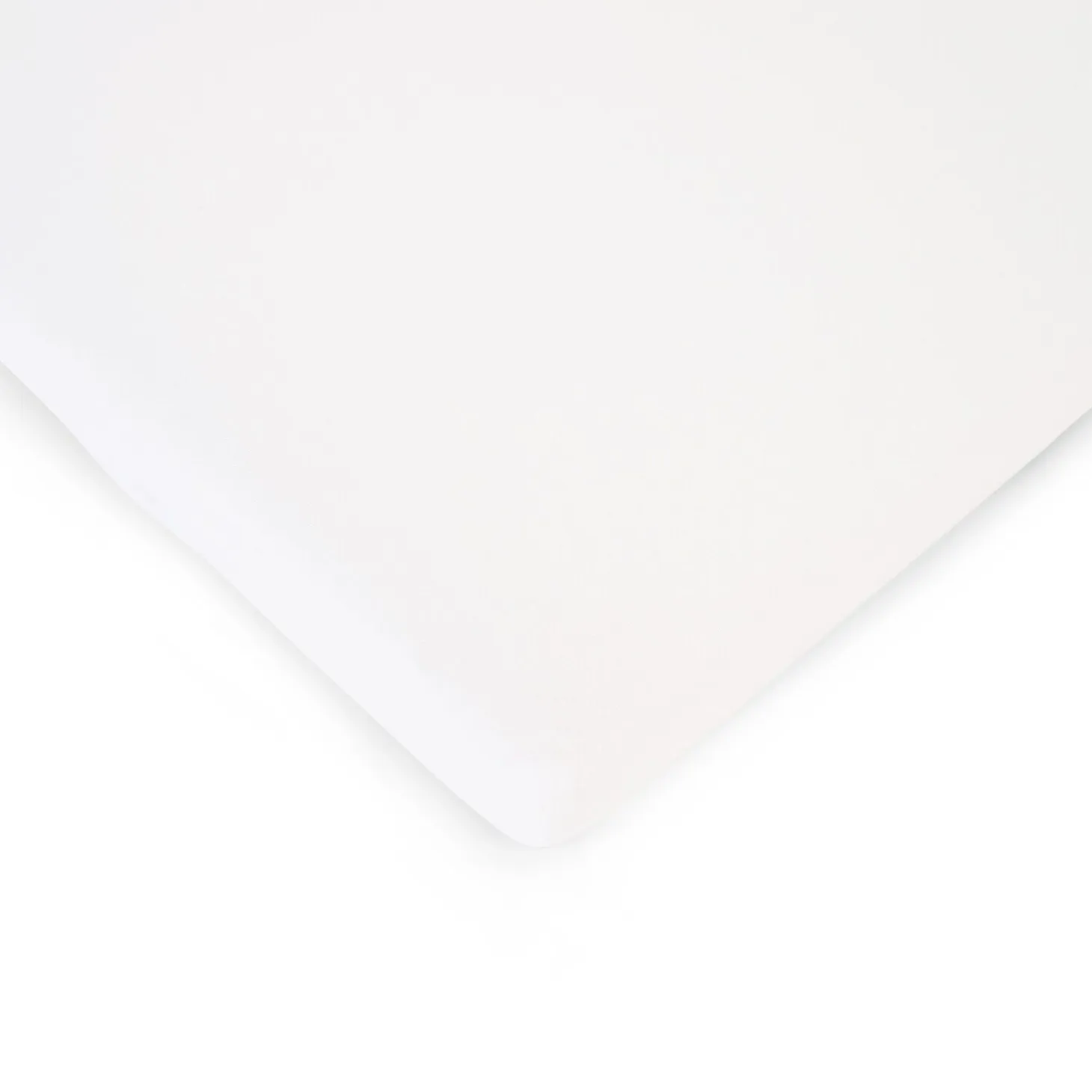 Drap Housse Lit Bébé - 70x140 Cm - Coton Bio - Blanc