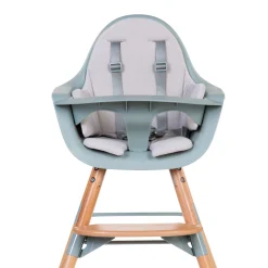 Evolu Coussin Pour Chaise Haute - Eponge - Pastel Gris Souri