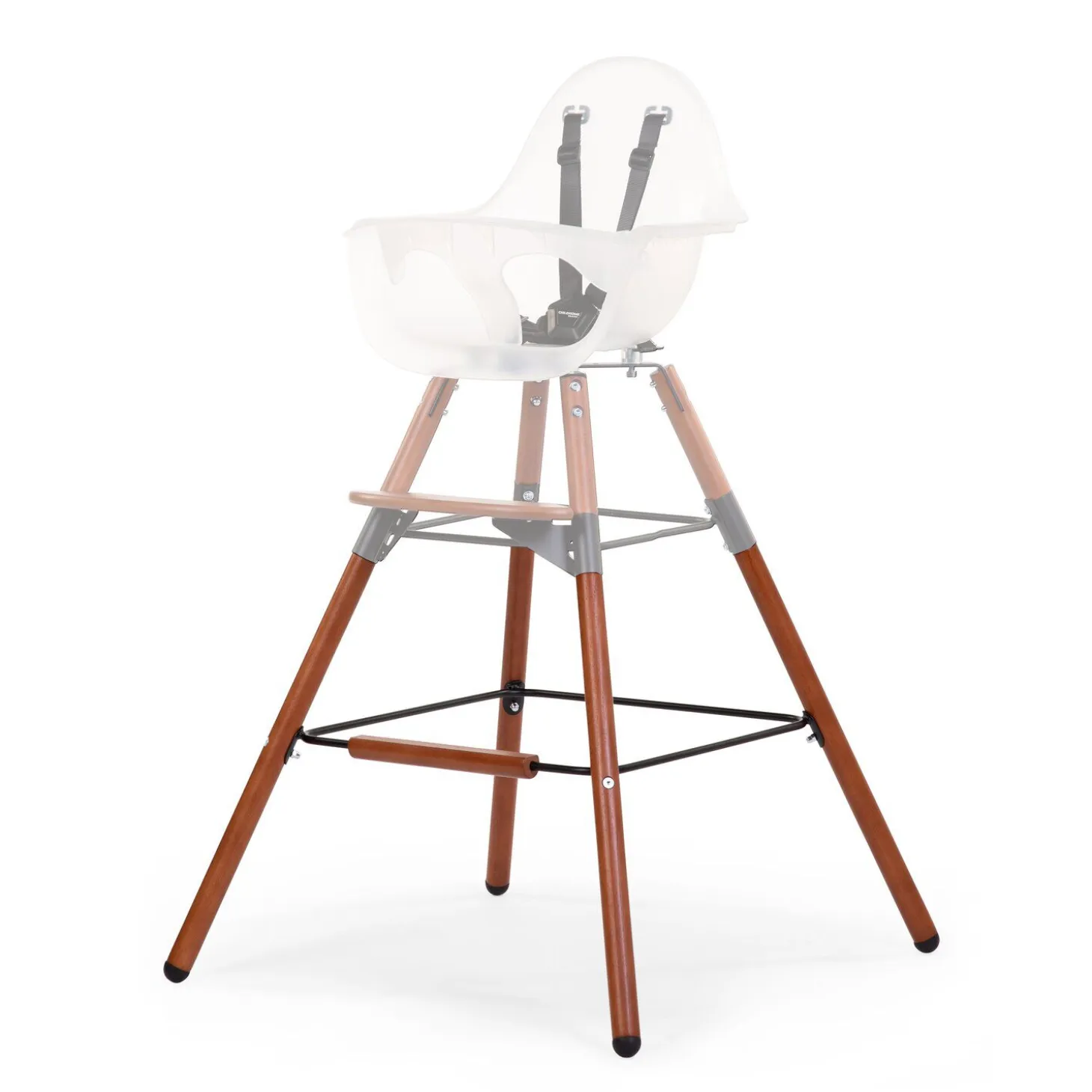 Evolu Extra Set De Pieds Longues + Repose Pieds - Bois - Noi