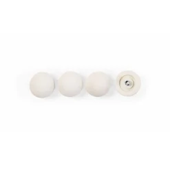 Evolu Set De 4 Pieds En Caoutchouc - Blanc