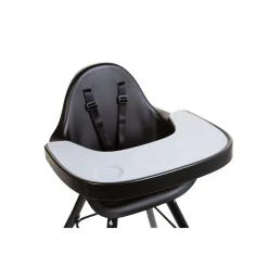 Evolu Tablette De Chaise - Abs - Noir + Napperon En Silicone