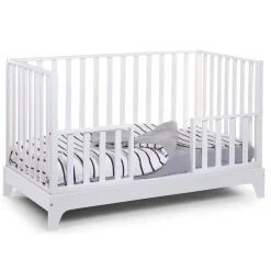 Lit bébé 70x140cm BE17 blanc