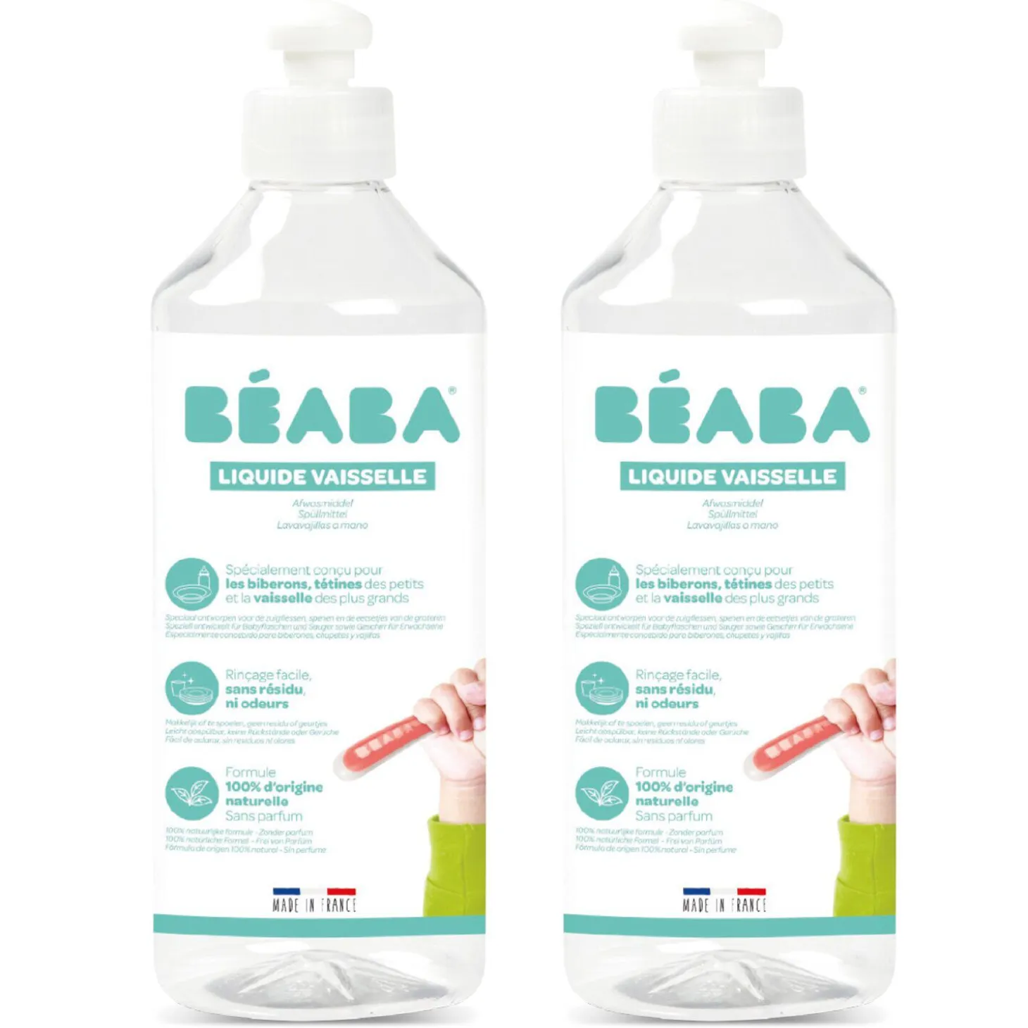 Lot 2 Liquides vaisselle 500 ml