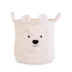Panier De Rangement - 40x40x40 Cm - Teddy - Ecru