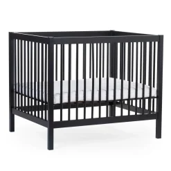 Parc 97 + Roues - 95x75 Cm - Bois - Noir