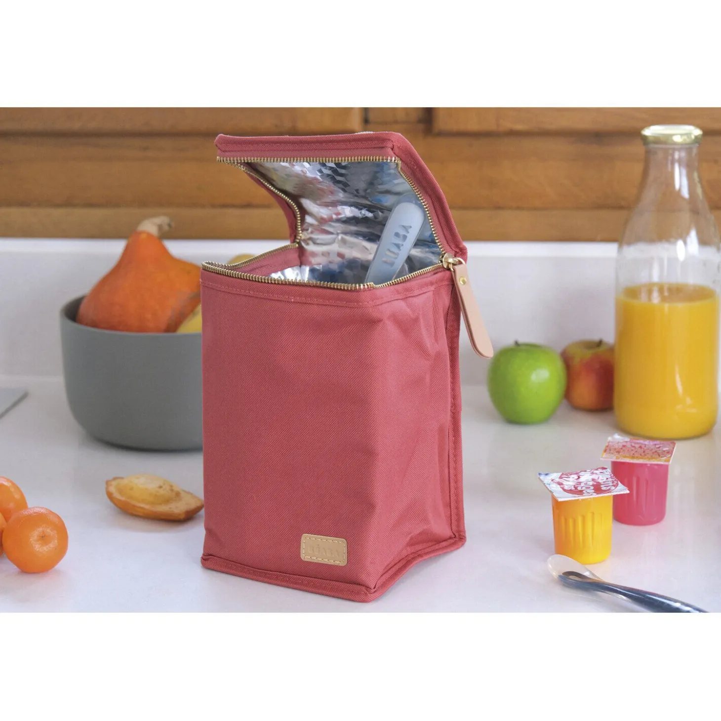 Pochette repas isotherme Terracotta