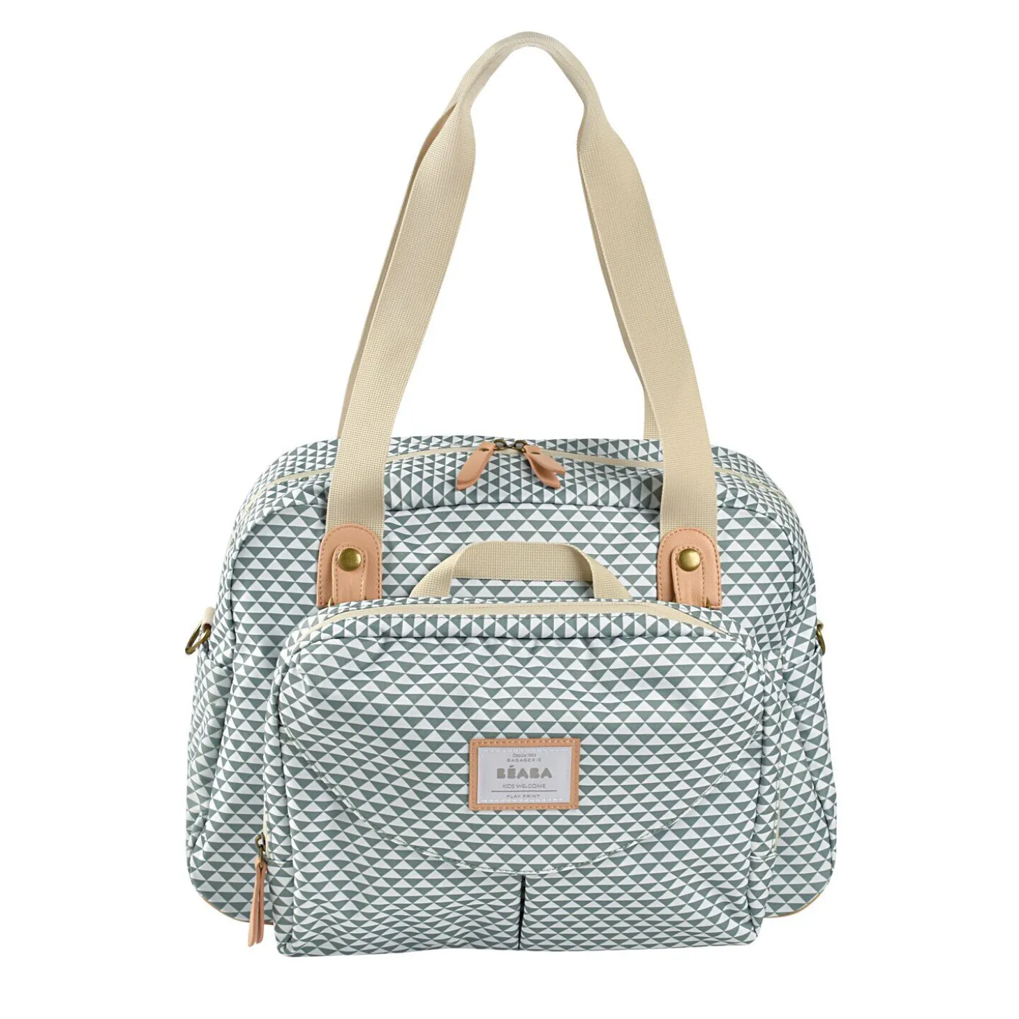 Sac à langer Genève Play print Vert sauge