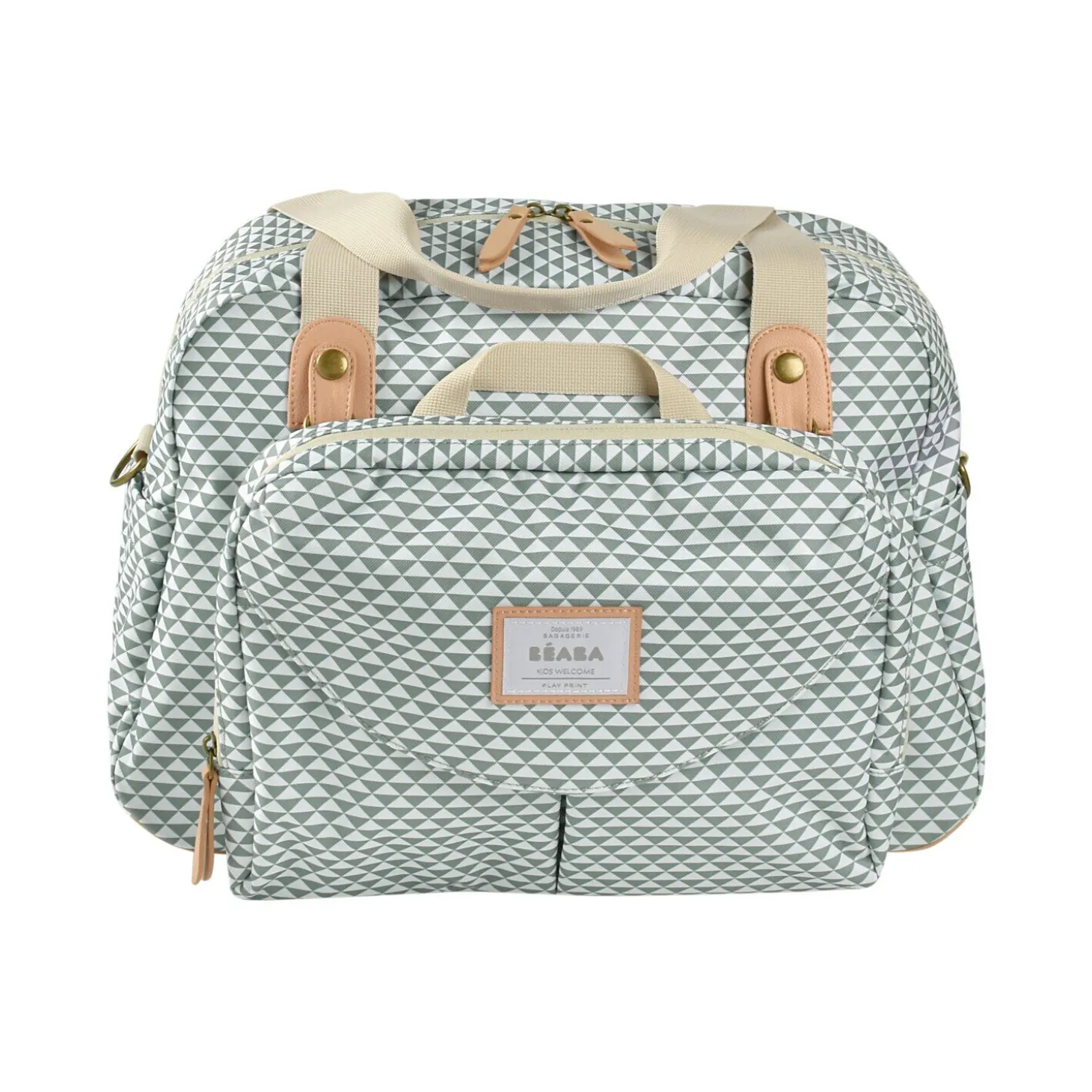 Sac à langer Genève Play print Vert sauge