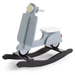 Scooter A Bascule - MDF - Bleu Menthe Noir