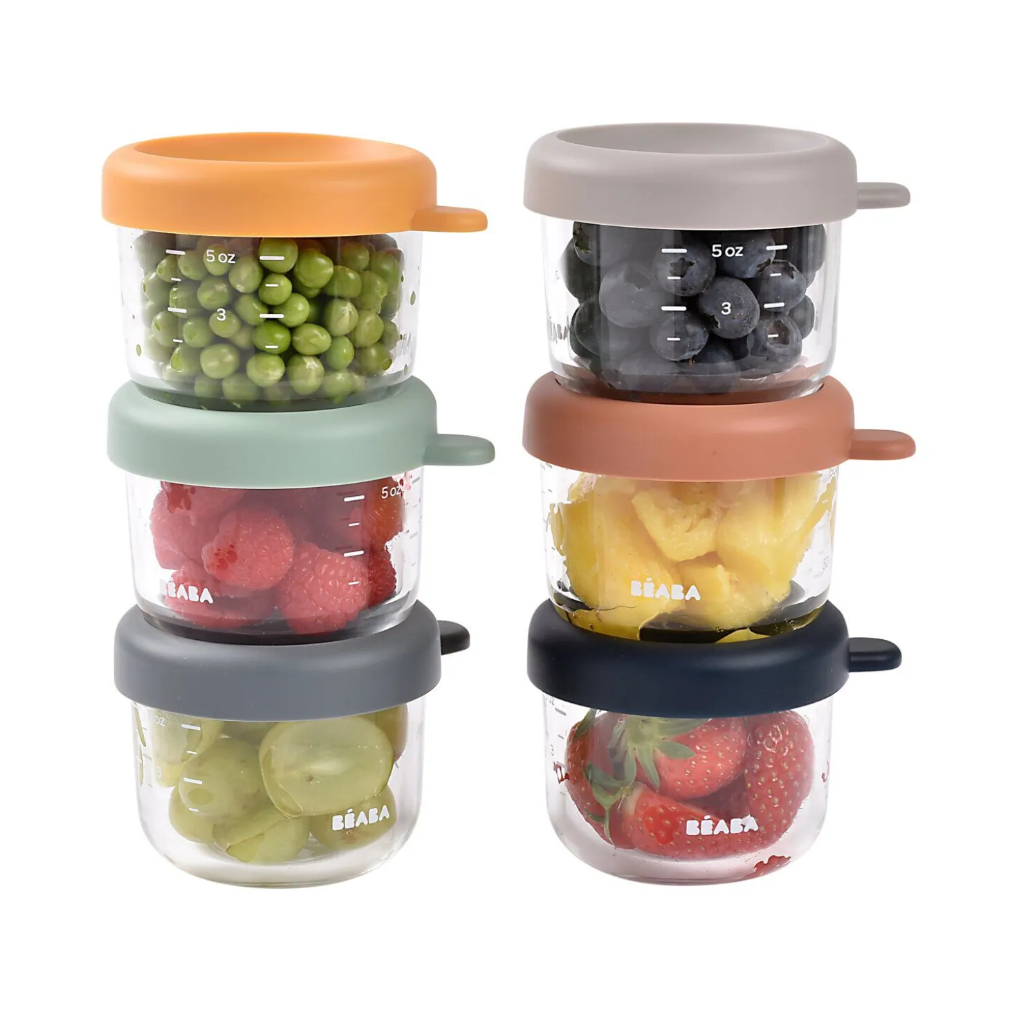 Set 6 portions verre 150 ml SUNRISE COLORMIX