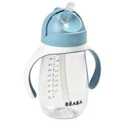 Tasse paille 300ml Bleu