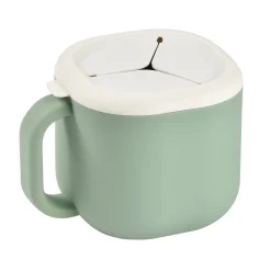 Tasse pick'n snack silicone Vert sauge