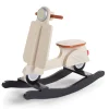 Trottinette à bascule crème